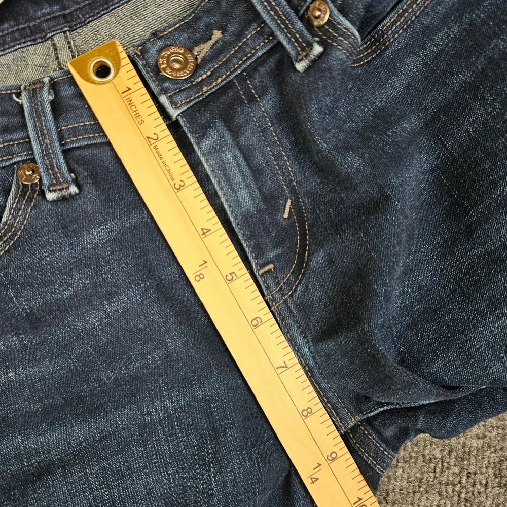 Levis 529 Curvy Bootcut Jeans Womens 8 Dark Wash Denim Blue Mid‎ Rise Stretch